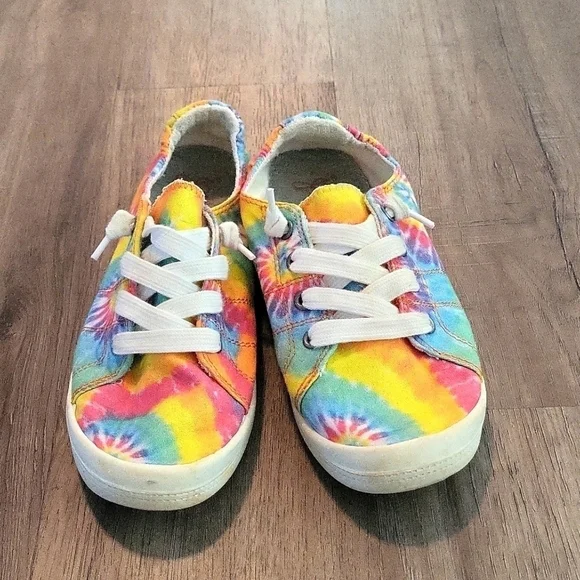 Jelly pop tie-dye shoes size 7.5 - Picture 1 of 8